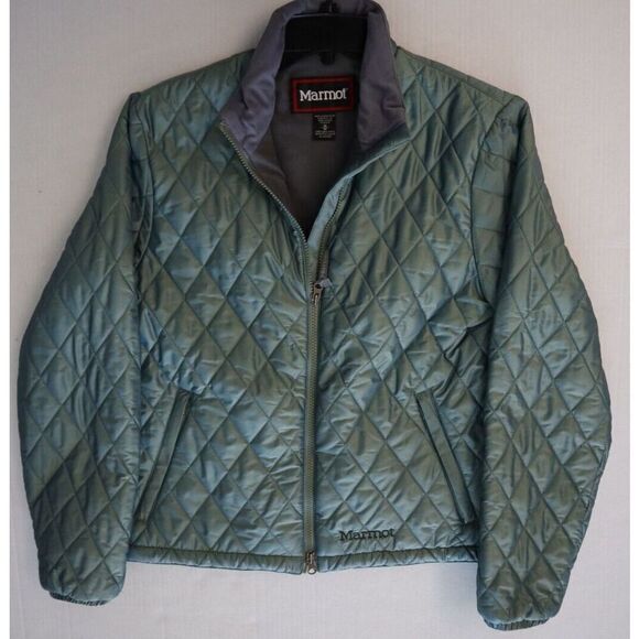 Marmot E1025-4 Women's Sz M Green Primaloft Calen Puffer Jacket - Picture 11 of 12